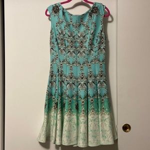 Danny & Nicole Patterned Dress